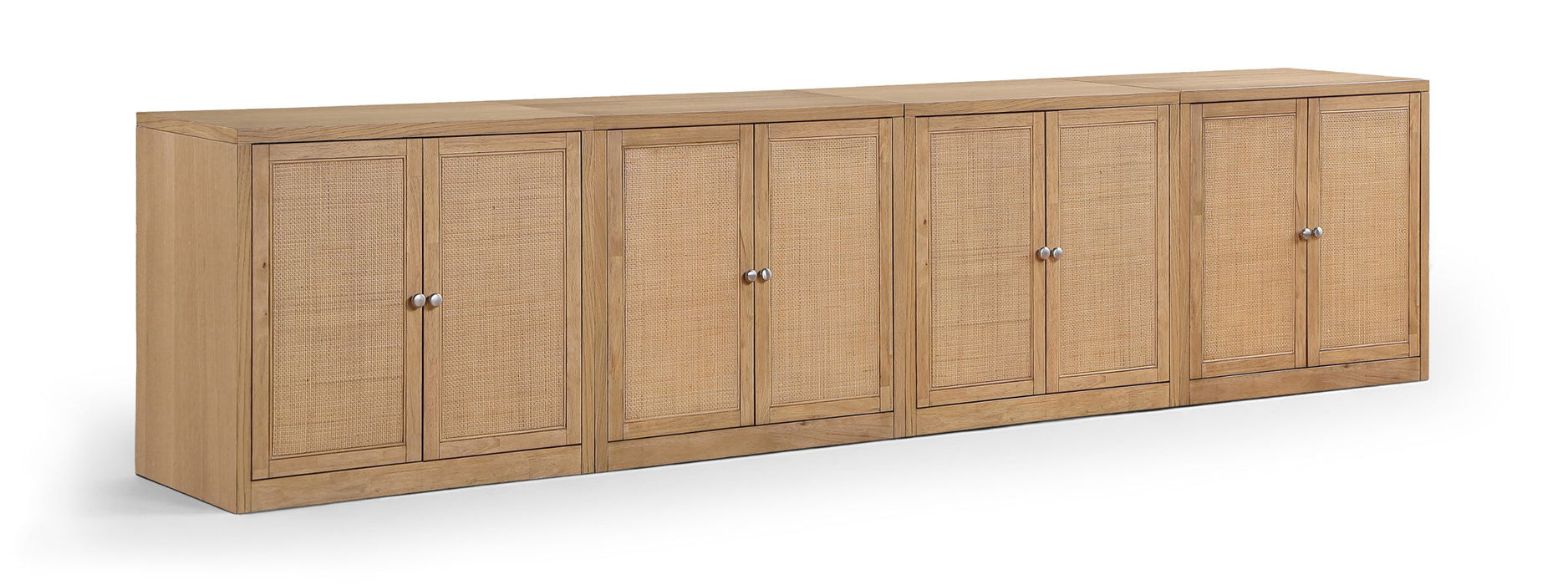 Vero Cane, Solid Wood And Oak Veneer 4pc. Sideboard/Buffet
