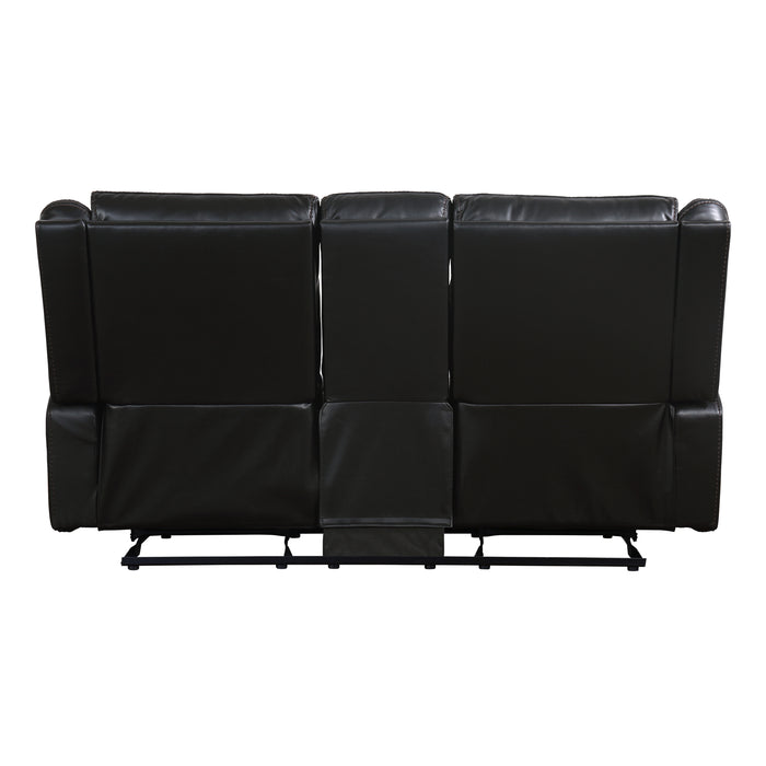 Jude Double Glider Reclining Love Seat with Center Console