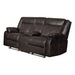 Jude Double Glider Reclining Love Seat with Center Console