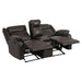 Jude Double Glider Reclining Love Seat with Center Console
