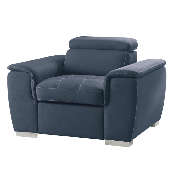 Ferriday Chair with Pull-out Ottoman