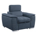 Ferriday Chair with Pull-out Ottoman