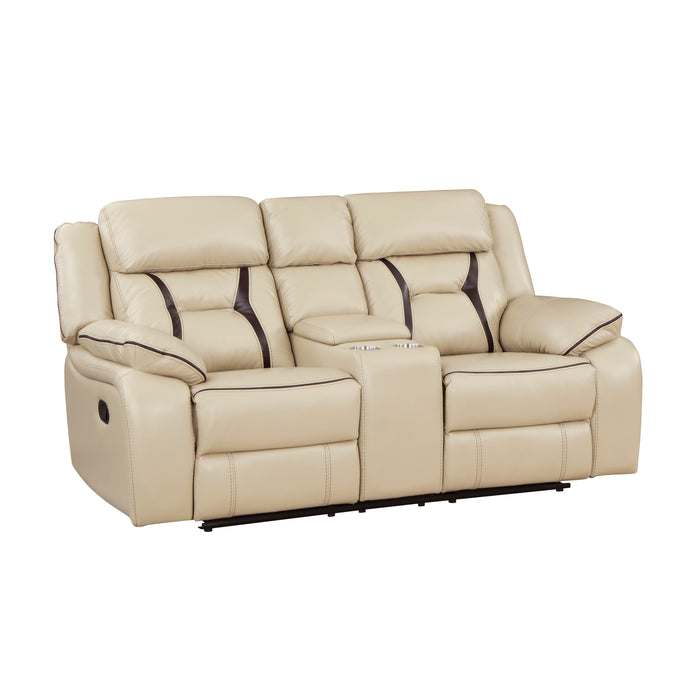 Amite Double Reclining Love Seat with Center Console