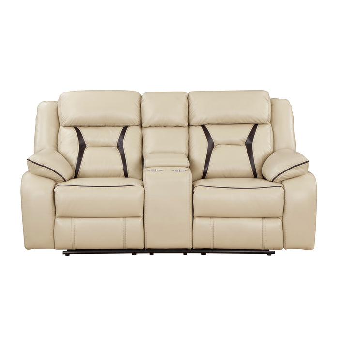 Amite Double Reclining Love Seat with Center Console