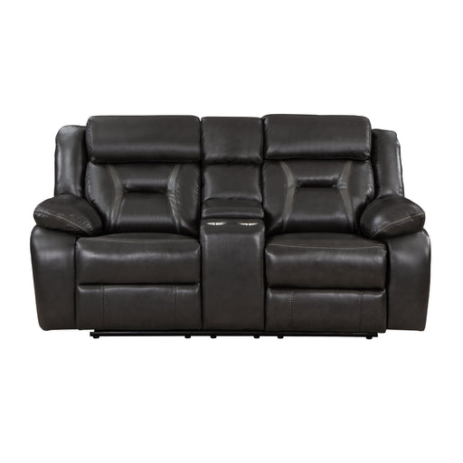 Amite Power Double Reclining Love Seat with Center Console