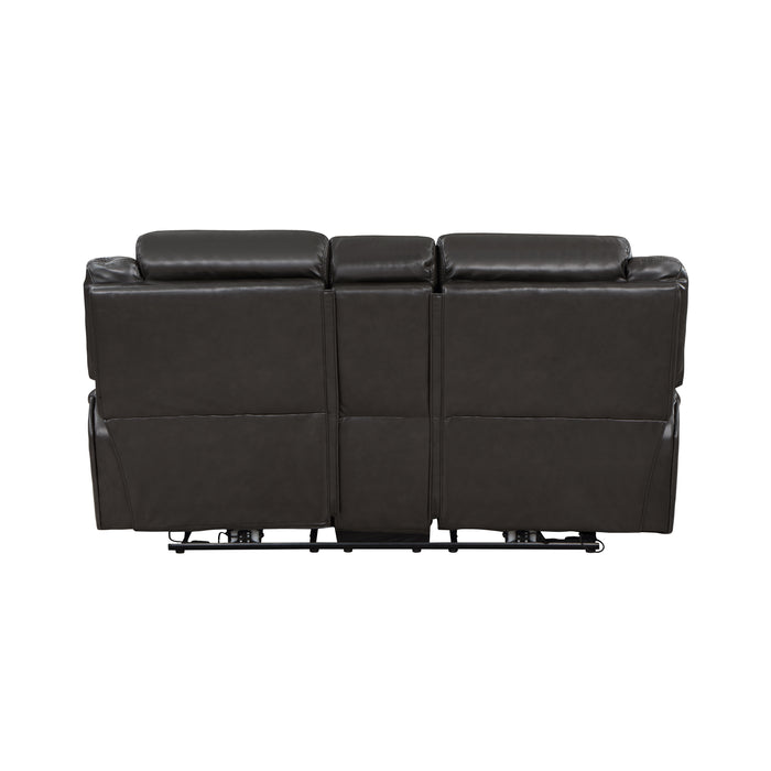 Amite Power Double Reclining Love Seat with Center Console