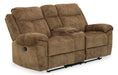 Huddle-Up Glider Reclining Loveseat with Console