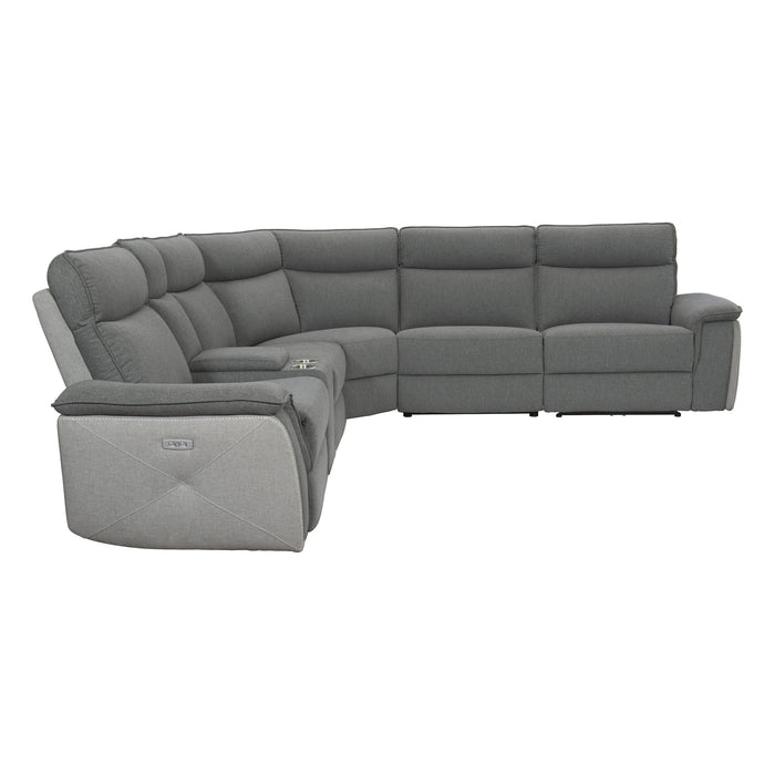 Maroni (6)6-Piece Modular Power Reclining Sectional with Power Headrests