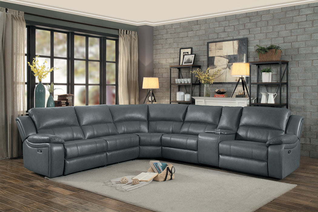 Falun (6)6-Piece Modular Power Reclining Sectional