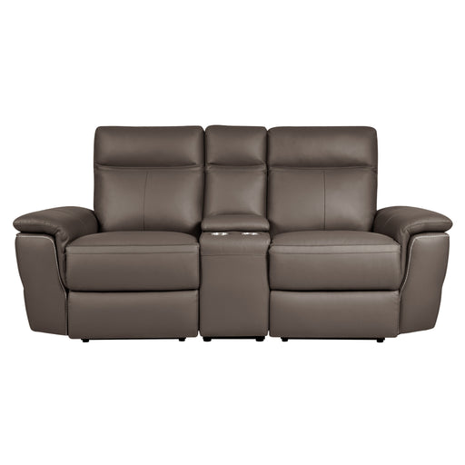 Olympia (3)Power Double Reclining Love Seat with Center Console