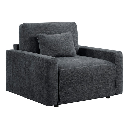 Cumulus Convertible Sleeper Chair with Charging Ports (8345DGY)