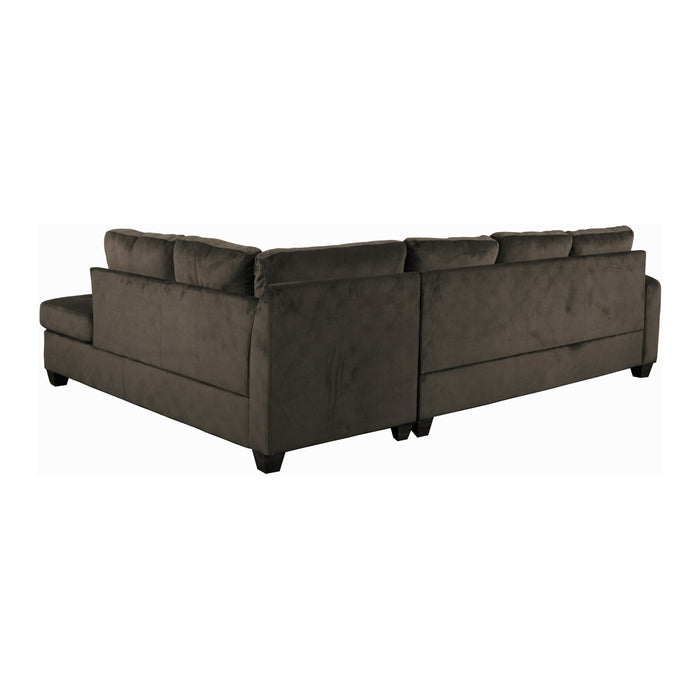 Emilio (2)2-Piece Reversible Sectional with Chaise