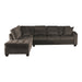 Emilio (2)2-Piece Reversible Sectional with Chaise