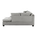 Emilio (2)2-Piece Reversible Sectional with Chaise