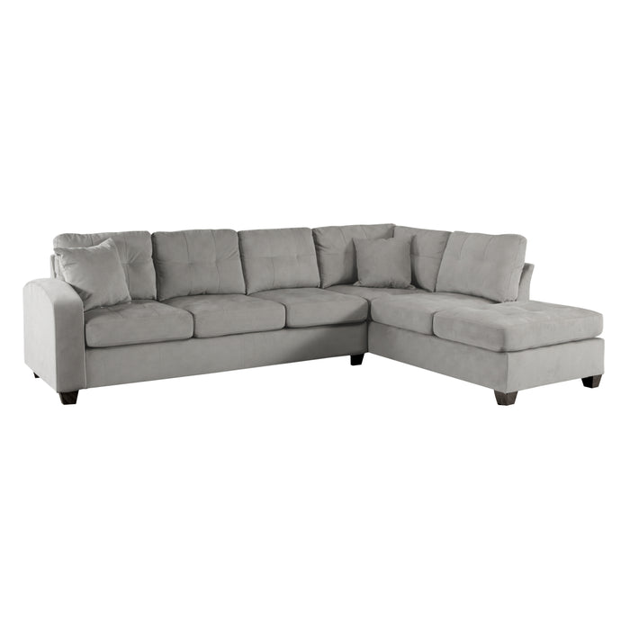 Emilio (2)2-Piece Reversible Sectional with Chaise