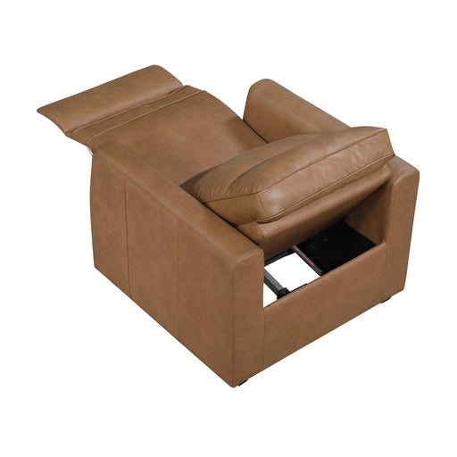 Equinox Power Reclining Chair with Rounded Track Arms (8368BRW)