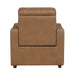 Equinox Power Reclining Chair with Curved Track Arms (8368BRW)