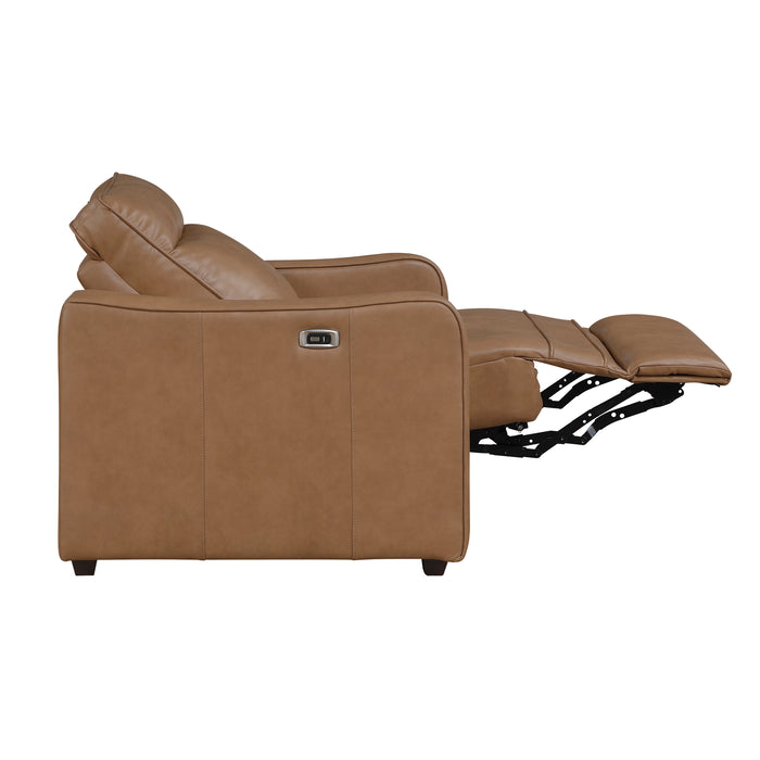 Equinox Power Reclining Chair with Curved Track Arms (8368BRW)