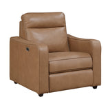 Equinox Power Reclining Chair with Curved Track Arms (8368BRW)