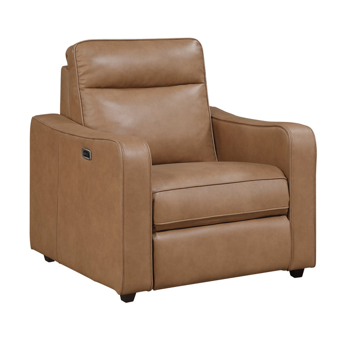 Equinox Power Reclining Chair with Curved Track Arms (8368BRW)