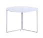 43" Round Foldaway Dining Table 8389-DT-FLD-WHT