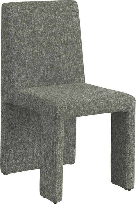 Benson Linen Textured Fabric Upholstered Dining Chair