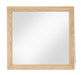 Fairfax 38" W X 40" H Solid Wood And Oak Veneer Frame Mirror