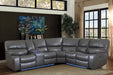 Pecos (3)3-Piece Power Reclining Sectional with Left Console, LED and USB Ports