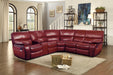 Pecos (3)3-Piece Reclining Sectional with Left Console