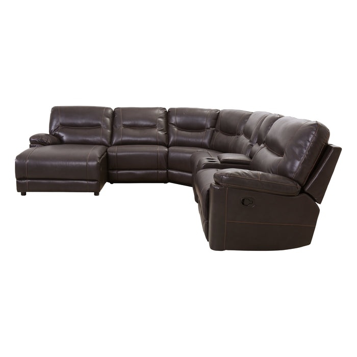 Columbus (6)6-Piece Modular Reclining Sectional with Left Chaise