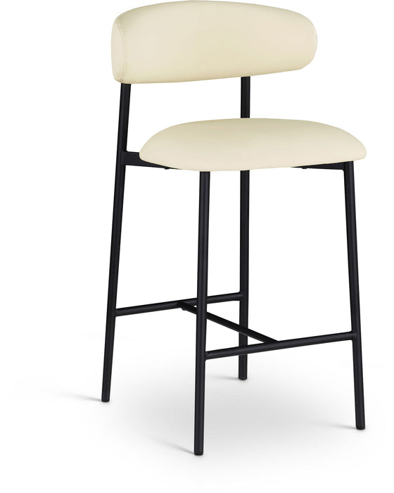 Lupita Vegan Leather Upholstered Counter Stool