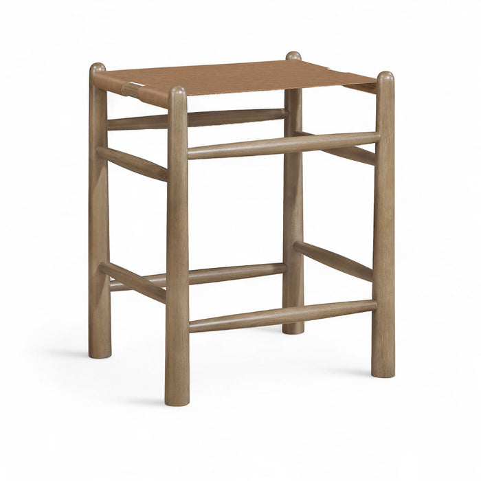 Santos Vegan Leather Upholstered Counter Stool