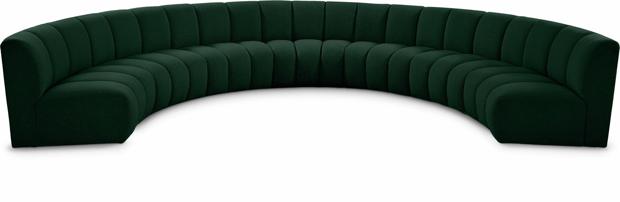 Infinity 178" Boucle Fabric Upholstered 7pc. Modular Sectional
