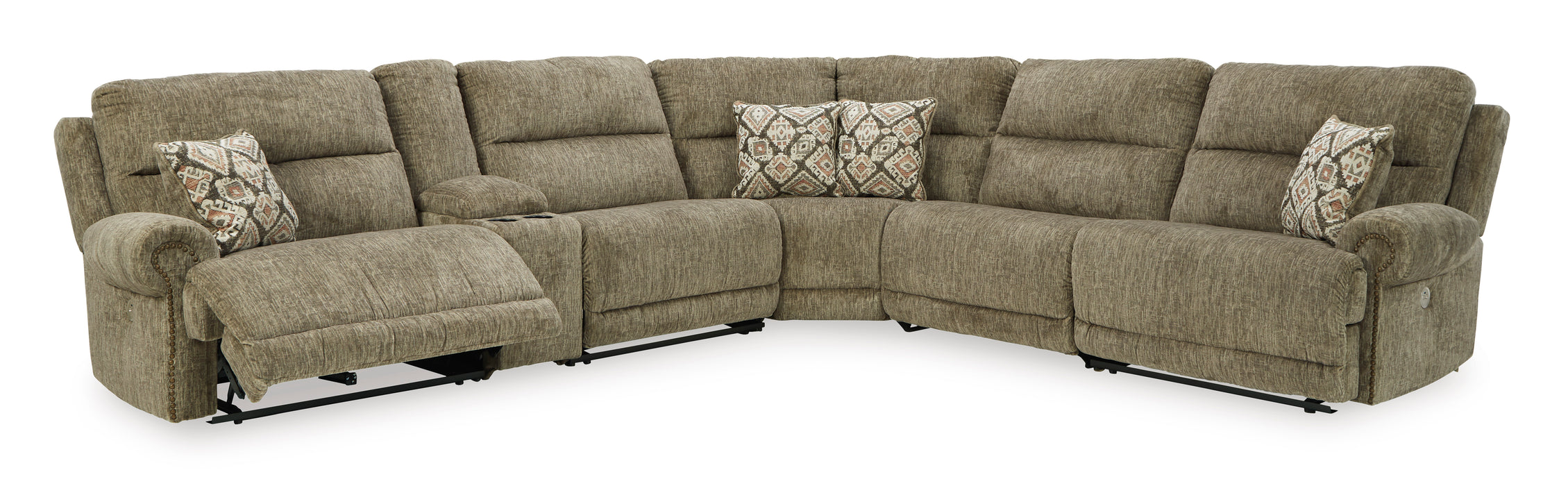 Lubec 6-Piece Power Reclining Sectional