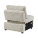 8548*4SCACCLA 3-Piece Sectional with Pull-out Bed and Click Motion Back