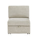 8548*4SCACCLA 3-Piece Sectional with Pull-out Bed and Click Motion Back
