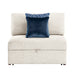 8548BE*4SC15ACLA 3-Piece Sectional with Pull-out Bed and Click Motion Back