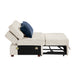 8548BE*4SC15ACLA4 3-Piece Sectional with Pull-out Bed and Click Motion Back