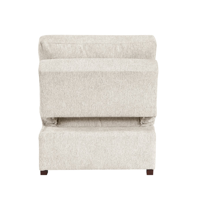 8548BE*4SCACCLA 3-Piece Sectional with Pull-out Bed and Click Motion Back