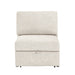 8548BE*4SCACCLA 3-Piece Sectional with Pull-out Bed and Click Motion Back