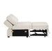 8548BE*4SCACCLA 3-Piece Sectional with Pull-out Bed and Click Motion Back