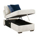 8548BE*4SC15ACLA 3-Piece Sectional with Pull-out Bed and Click Motion Back