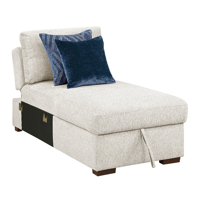8548BE*4SC15ACLA 3-Piece Sectional with Pull-out Bed and Click Motion Back