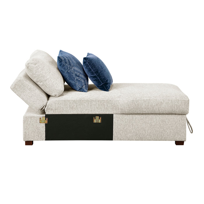 8548BE*4SC15ACLA 3-Piece Sectional with Pull-out Bed and Click Motion Back
