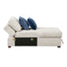 8548BE*4SC15ACLA 3-Piece Sectional with Pull-out Bed and Click Motion Back