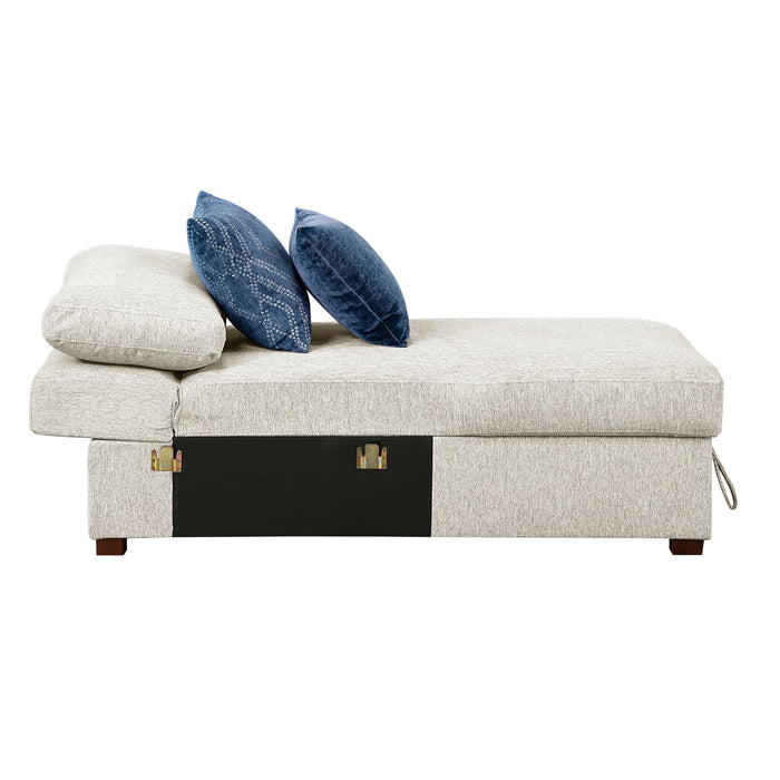 8548BE*4SC15ACLA 3-Piece Sectional with Pull-out Bed and Click Motion Back