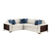 8548BE*4SC15ACLA2 3-Piece Sectional with Pull-out Bed and Click Motion Back