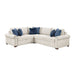 8548BE*4SC15ACLA4 3-Piece Sectional with Pull-out Bed and Click Motion Back