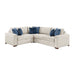 8548BE*4SC15ACLA 3-Piece Sectional with Pull-out Bed and Click Motion Back