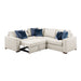 8548BE*4SC15ACLA 3-Piece Sectional with Pull-out Bed and Click Motion Back